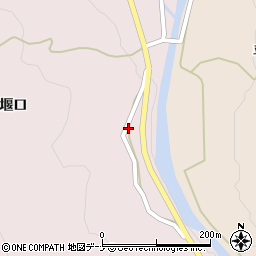 秋田県由利本荘市堰口堰口19周辺の地図