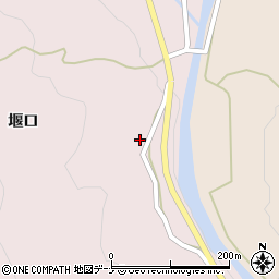 秋田県由利本荘市堰口堰口8周辺の地図