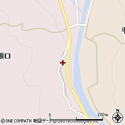 秋田県由利本荘市堰口堰口22周辺の地図
