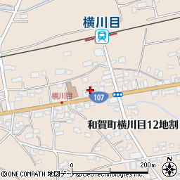 横川目電業本社周辺の地図