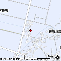 秋田県横手市赤坂上後野239-3周辺の地図