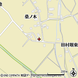 秋田県横手市平鹿町下吉田桑ノ木76周辺の地図