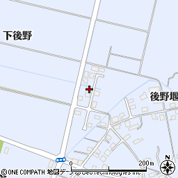 秋田県横手市赤坂上後野239-6周辺の地図