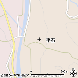 秋田県由利本荘市平石（堂ケ沢）周辺の地図