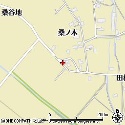 秋田県横手市平鹿町下吉田桑ノ木11周辺の地図