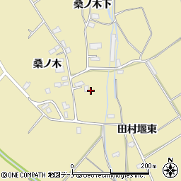 秋田県横手市平鹿町下吉田桑ノ木92周辺の地図