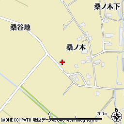 秋田県横手市平鹿町下吉田桑ノ木37周辺の地図