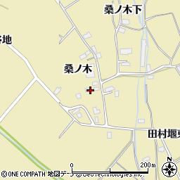 秋田県横手市平鹿町下吉田桑ノ木74周辺の地図