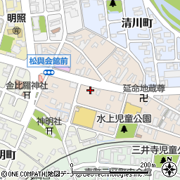 有限会社久米一級建築設計事務所周辺の地図