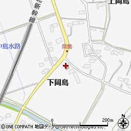 岡島公民館周辺の地図