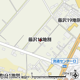 岩手県北上市藤沢１８地割周辺の地図