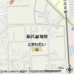 岩手県北上市藤沢２１地割周辺の地図