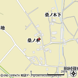 秋田県横手市平鹿町下吉田桑ノ木70周辺の地図