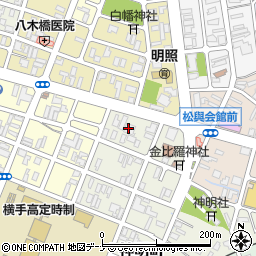 秋田県信用保証協会横手湯沢支所周辺の地図