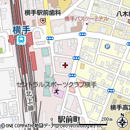 秋田ふるさと農業協同組合　本店人事課周辺の地図