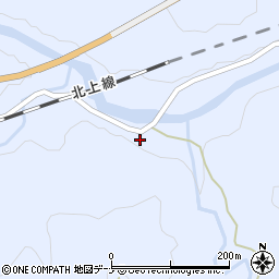 岩手県西和賀町（和賀郡）小繋沢（５４地割）周辺の地図