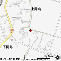 岩手県北上市二子町上岡島104-5周辺の地図