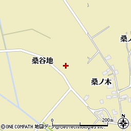 秋田県横手市平鹿町下吉田桑ノ木24周辺の地図