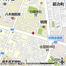 白銀美容室周辺の地図