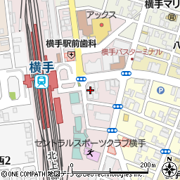 横手ステーションホテル周辺の地図