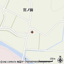 秋田県由利本荘市東由利法内（倉沢）周辺の地図
