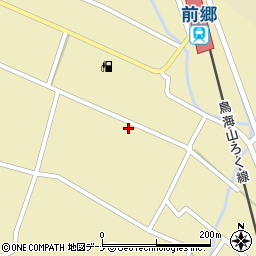秋田県由利本荘市前郷古堀周辺の地図