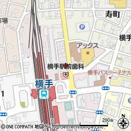 東日本旅客鉄道労働組合横手支部周辺の地図