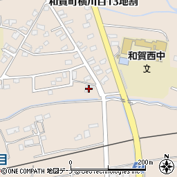 岩手県北上市和賀町横川目１３地割34周辺の地図