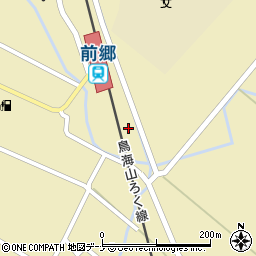 秋田県由利本荘市前郷家岸68-26周辺の地図