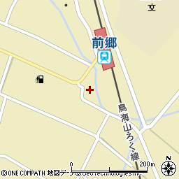 秋田県由利本荘市前郷家岸75周辺の地図