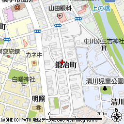 セジュール鍛治町周辺の地図