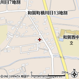 岩手県北上市和賀町横川目１３地割29周辺の地図