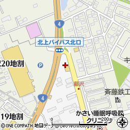 いきなりステーキ 岩手北上店周辺の地図