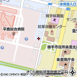 秋田県横手市横手町四ノ口125周辺の地図