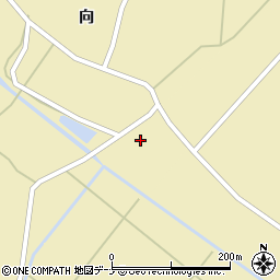 秋田県横手市大雄（袋谷地）周辺の地図