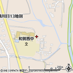 岩手県北上市和賀町横川目１３地割69周辺の地図