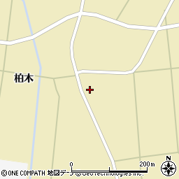 秋田県横手市大雄（柏木）周辺の地図
