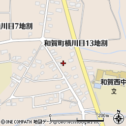 岩手県北上市和賀町横川目１３地割46-2周辺の地図