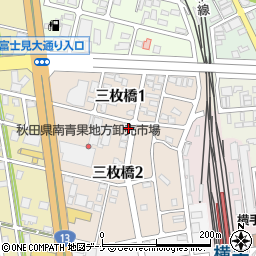 秋田県横手市横手町梅ノ木後周辺の地図