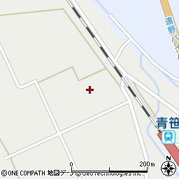 岩手県遠野市青笹町青笹３２地割117周辺の地図