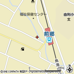 秋田県由利本荘市前郷家岸81周辺の地図