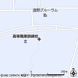 岩手県遠野市青笹町中沢８地割1-8周辺の地図