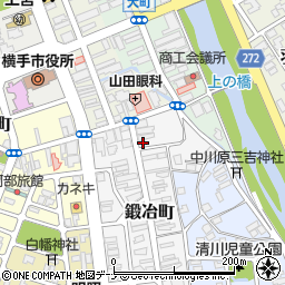 奥山菓子店周辺の地図