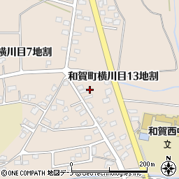 岩手県北上市和賀町横川目１３地割21周辺の地図