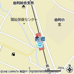 秋田県由利本荘市前郷家岸68-15周辺の地図
