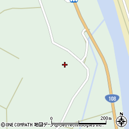 秋田県由利本荘市森子明法127周辺の地図