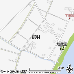 岩手県北上市二子町尻引周辺の地図