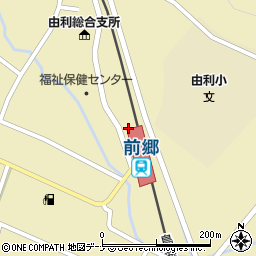 秋田県由利本荘市前郷家岸68-6周辺の地図