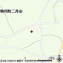 秋田県横手市雄物川町二井山二井山周辺の地図
