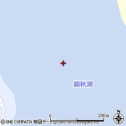 錦秋湖周辺の地図